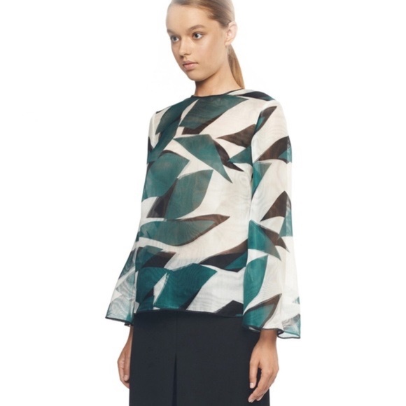 THEO SILK PRINTED BLOUSE - Picture 3 of 8